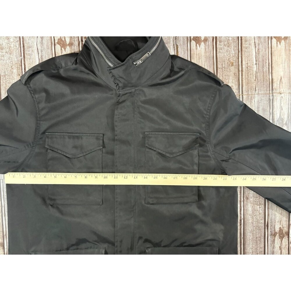 John Varvatos star Usa Connor Slim Fit Field Jacket size L color black - Picture 9 of 12